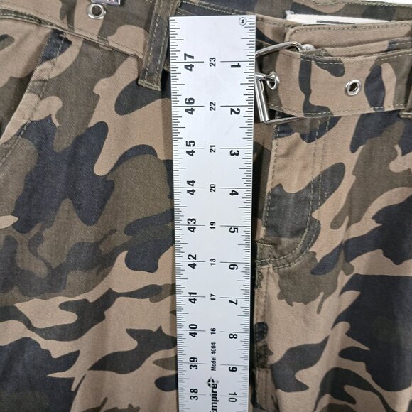 I & M Jeans, Camo Cargo Jogger Pants, Belted, Size Small, Tactical, Utility - Picture 12 of 14